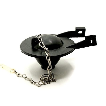 Thrifco Plumbing B-257V Universal Heavy-Duty Anchor Toilet Repair Flapper, Blac 4508003